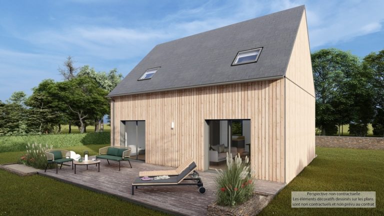Maison+Terrain de 5 pièces avec 4 chambres à EVRAN 22630 – 237500 € - BONE-26-06-04-31