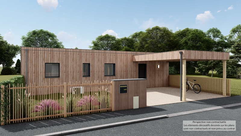 Maison+Terrain de 4 pièces avec 3 chambres à Domagne 35113 – 318000 € - PABU-25-10-20-52