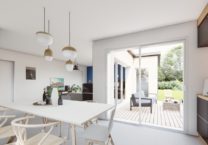 Maison+Terrain de 3 pièces avec 2 chambres à Breal-sous-Vitre 35370 – 219396 € - PABU-25-10-27-53