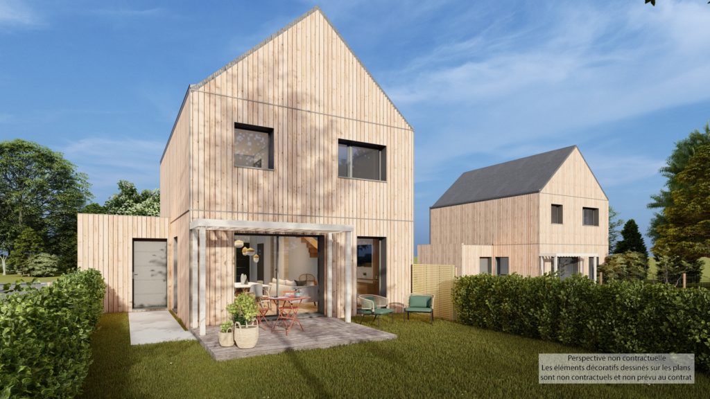 Maison+Terrain de 4 pièces avec 3 chambres à Noyal-Chatillon-sur-Seiche 35230 – 275000 € - PABU-25-10-20-35