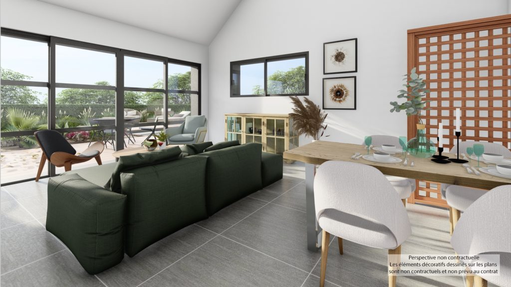 Maison+Terrain de 3 pièces avec 2 chambres à Lampaul-Guimiliau 29400 – 194530 € - CDER-25-11-03-19