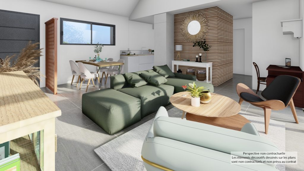 Maison+Terrain de 3 pièces avec 2 chambres à Lampaul-Guimiliau 29400 – 194530 € - CDER-25-11-03-19