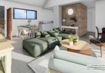 Maison+Terrain de 3 pièces avec 2 chambres à Lampaul-Guimiliau 29400 – 194530 € - CDER-25-11-03-19