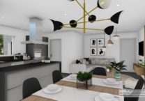 Maison+Terrain de 4 pièces avec 3 chambres à Miniac-Morvan 35540 – 304070 € - DAJE-26-02-03-46