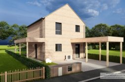 Maison+Terrain de 4 pièces avec 3 chambres à Miniac-Morvan 35540 – 294070 € - DAJE-26-02-23-46