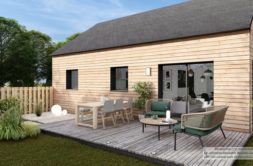 Maison+Terrain de 3 pièces avec 2 chambres à Saint-Pere-Marc-en-Poulet 35430 – 224500 € - DAJE-26-03-23-26