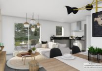 Maison+Terrain de 3 pièces avec 2 chambres à Saint-Pere-Marc-en-Poulet 35430 – 224500 € - DAJE-26-03-23-26