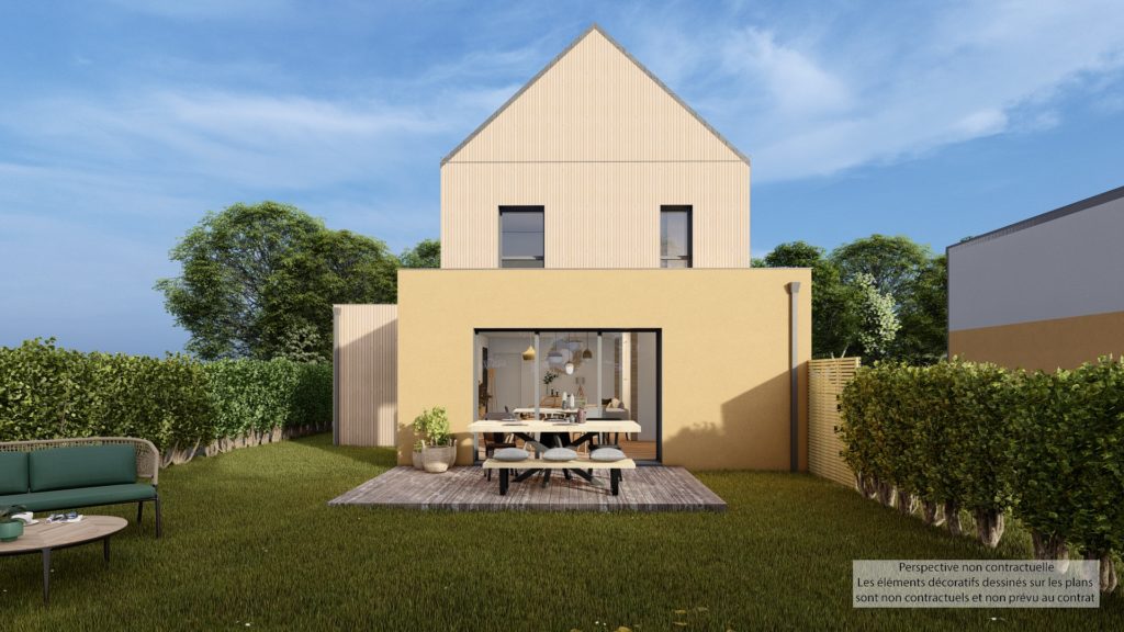 Maison+Terrain de 5 pièces avec 4 chambres à Noyal-Chatillon-sur-Seiche 35230 – 398150 € - DAJE-26-03-09-56