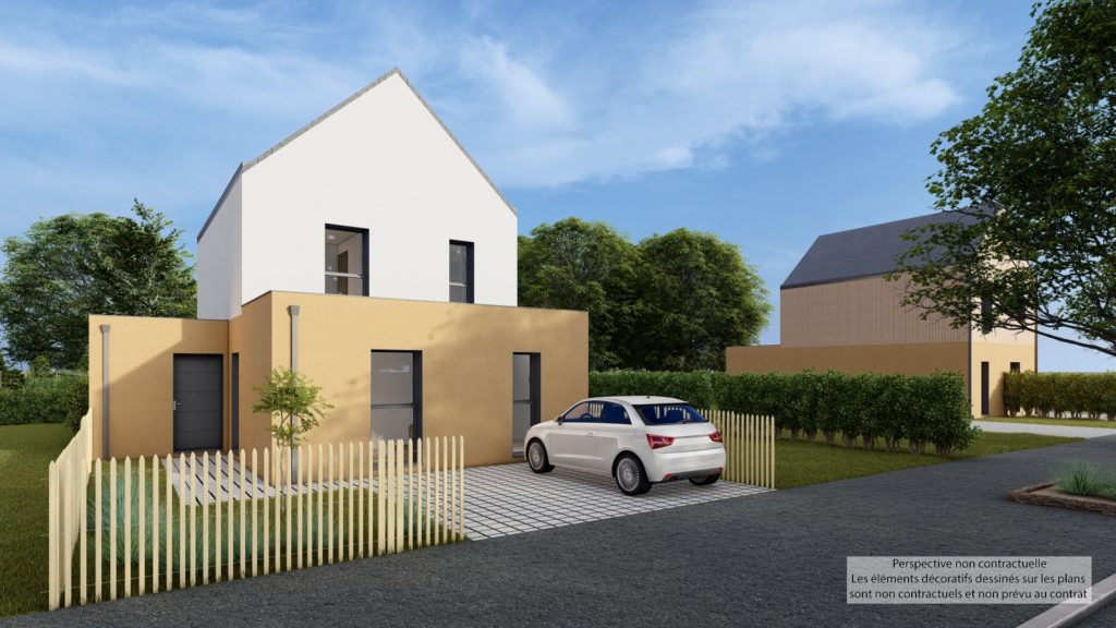 Maison+Terrain de 5 pièces avec 4 chambres à Noyal-Chatillon-sur-Seiche 35230 – 385648 € - DAJE-26-07-06-51