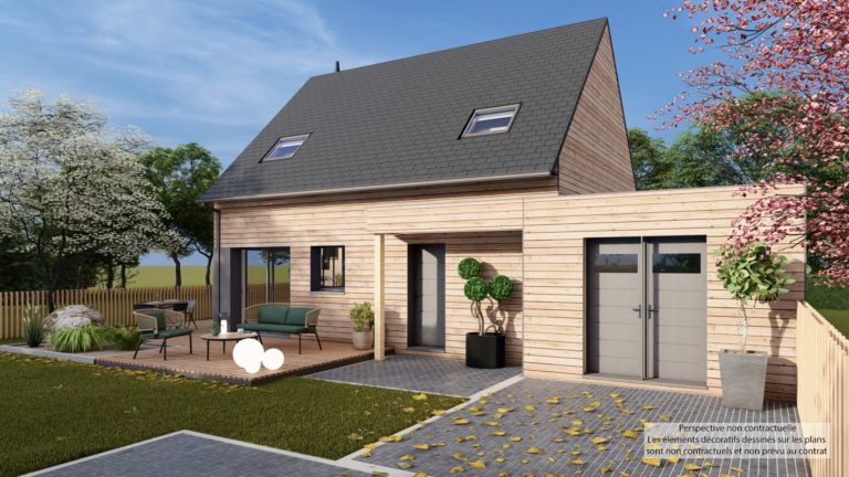 Maison+Terrain de 5 pièces avec 4 chambres à Concarneau 29900 – 324000 € - FLANC-26-07-28-23