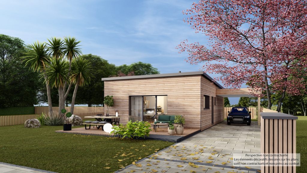 Maison+Terrain de 3 pièces avec 2 chambres à Melgven 29140 – 196000 € - FLANC-26-03-10-140