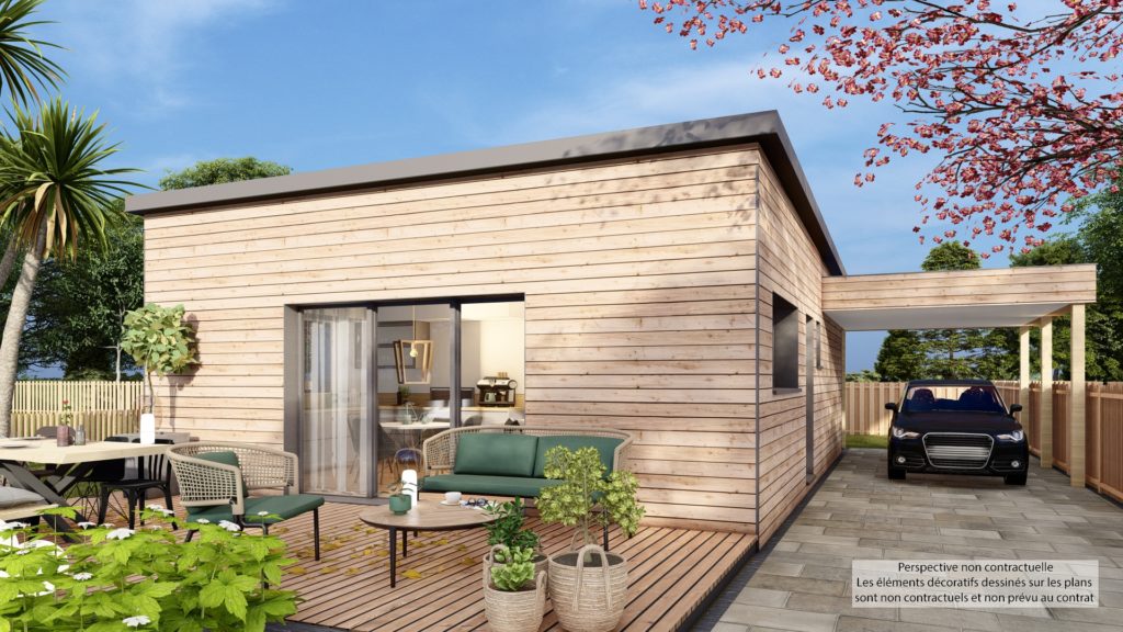 Maison+Terrain de 3 pièces avec 2 chambres à Melgven 29140 – 196000 € - FLANC-26-03-10-140