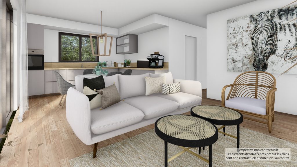 Maison+Terrain de 3 pièces avec 2 chambres à Melgven 29140 – 196000 € - FLANC-26-03-10-140