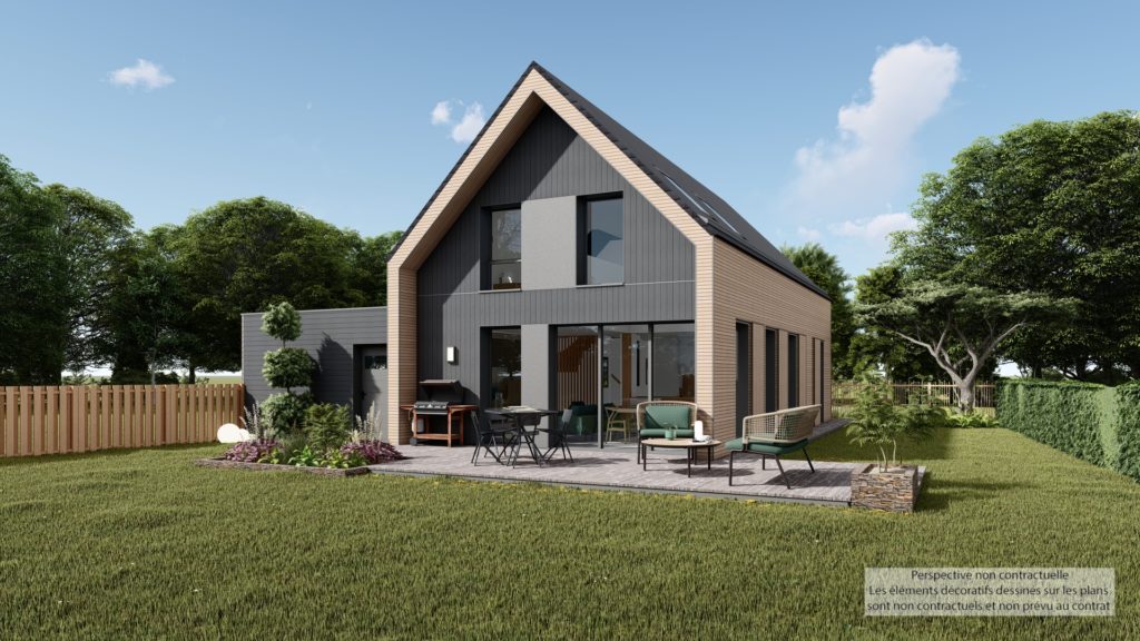 Maison+Terrain de 4 pièces avec 3 chambres à Mellac 29300 – 386700 € - MADR-26-03-18-2