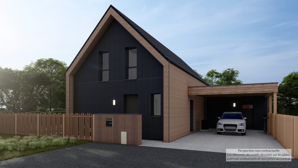 Maison+Terrain de 4 pièces avec 3 chambres à Mellac 29300 – 386700 € - MADR-26-03-18-2