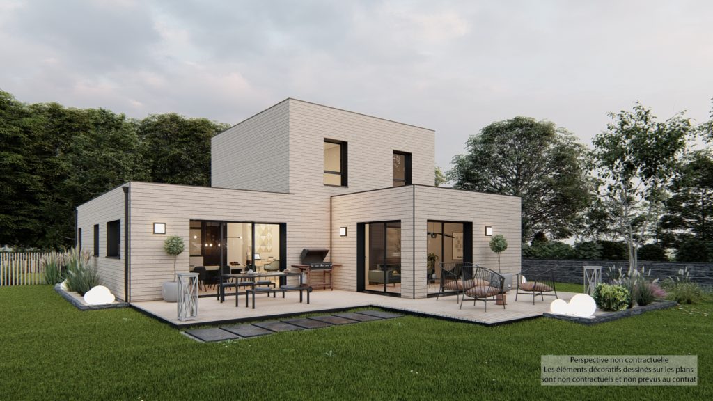 Maison+Terrain de 5 pièces avec 4 chambres à L&rsquo;Hermitage 35590 – 330000 € - HHE-26-04-07-15