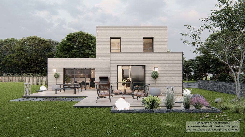 Maison+Terrain de 5 pièces avec 4 chambres à L&rsquo;Hermitage 35590 – 330000 € - HHE-26-04-07-15