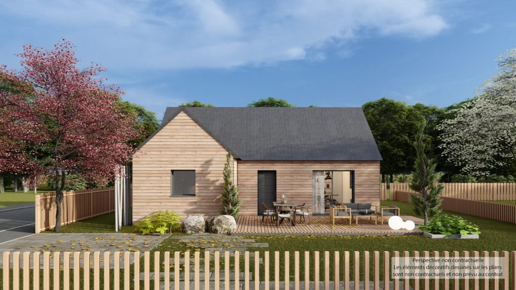 Maison+Terrain de 3 pièces avec 2 chambres à Pleurtuit 35730 – 316500 € - DAJE-26-03-23-30