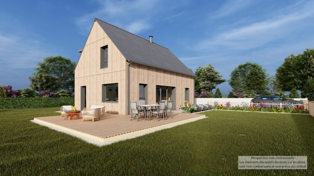Maison+Terrain de 5 pièces avec 3 chambres à Saint-Aubin-du-Cormier 35140 – 301964 € - PABU-26-04-13-14
