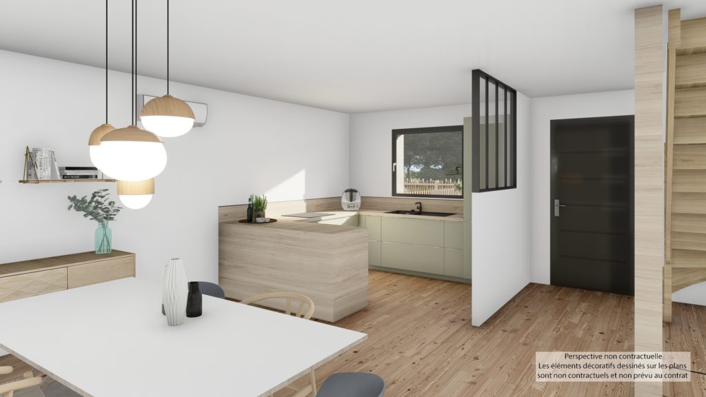 Maison+Terrain de 4 pièces avec 3 chambres à Le-Vivier-sur-Mer 35960 – 199700 € - DAJE-26-06-01-45