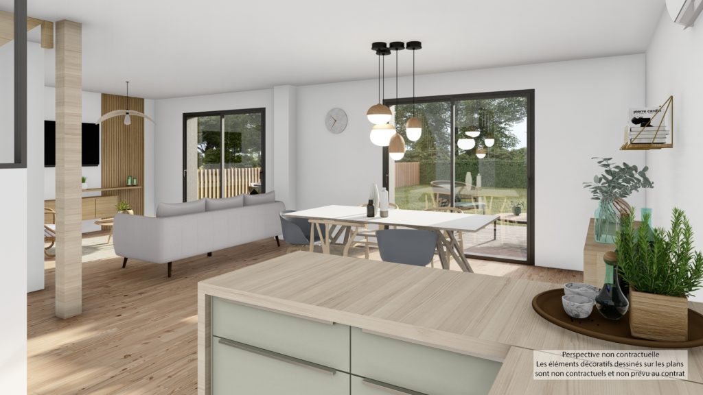 Maison+Terrain de 4 pièces avec 3 chambres à Le-Vivier-sur-Mer 35960 – 199700 € - DAJE-26-06-01-45