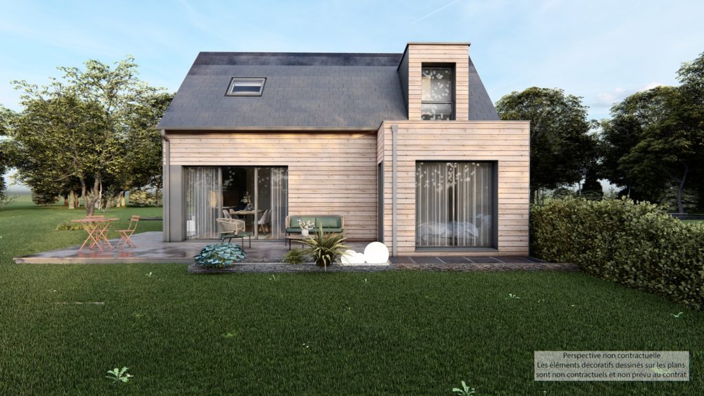 Maison+Terrain de 3 pièces avec 2 chambres à Argentre-du-Plessis 35370 – 243608 € - PABU-26-05-04-17