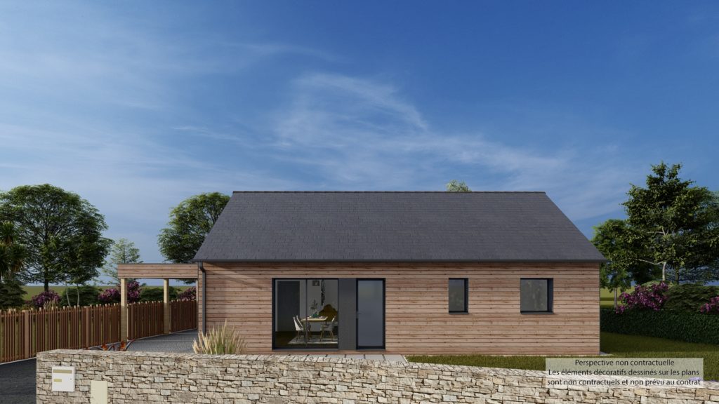 Maison+Terrain de 3 pièces avec 2 chambres à Le-Vivier-sur-Mer 35960 – 225000 € - DAJE-26-06-08-42