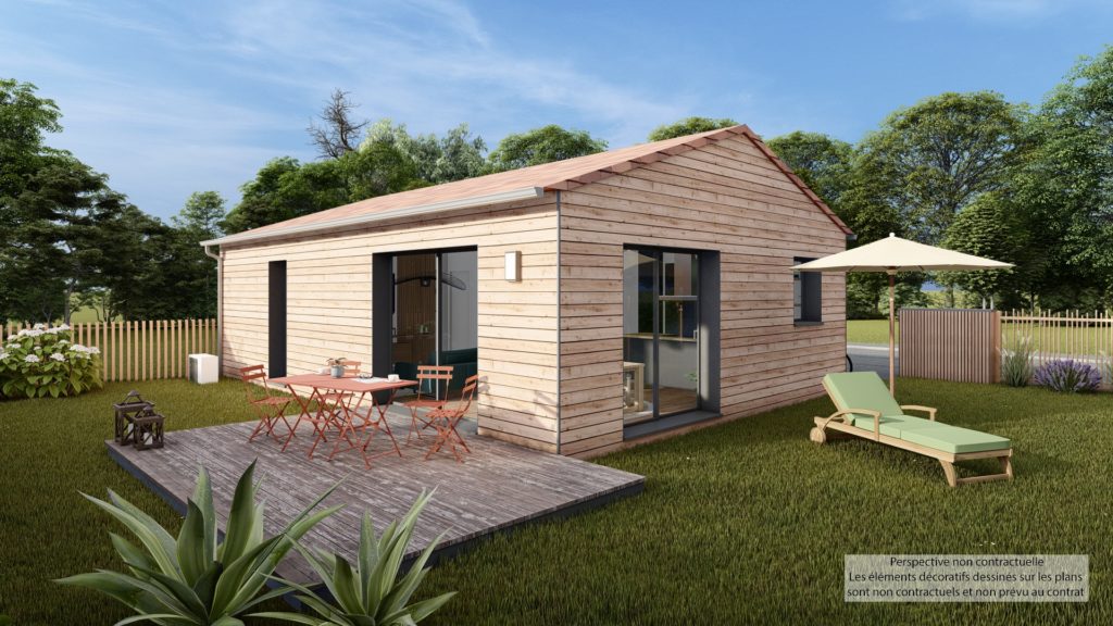 Maison+Terrain de 3 pièces avec 2 chambres à Saint-Pere-Marc-en-Poulet 35430 – 201000 € - DAJE-26-07-21-28