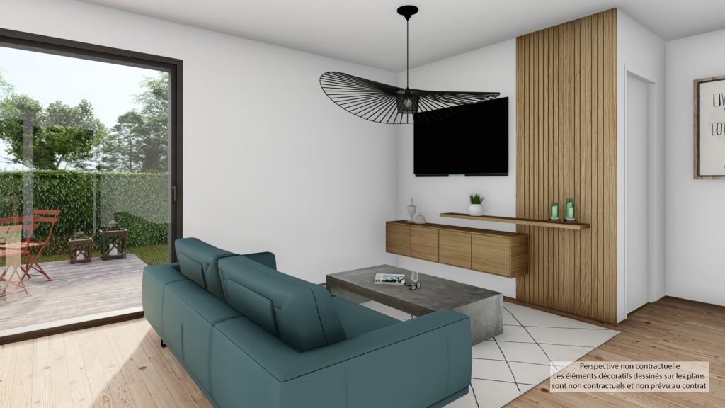 Maison+Terrain de 3 pièces avec 2 chambres à Saint-Pere-Marc-en-Poulet 35430 – 201000 € - DAJE-26-07-21-28