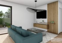Maison+Terrain de 3 pièces avec 2 chambres à Saint-Pere-Marc-en-Poulet 35430 – 201000 € - DAJE-26-07-21-28