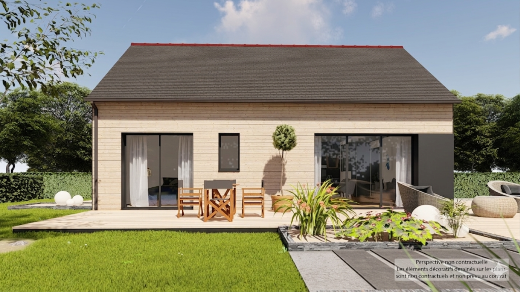 Maison+Terrain de 3 pièces avec 2 chambres à Romille 35850 – 218000 € - DIME-26-06-17-19