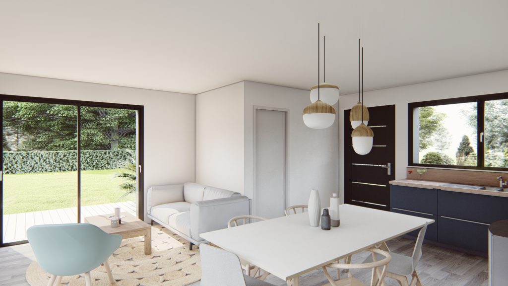 Maison+Terrain de 3 pièces avec 2 chambres à Tinteniac 35190 – 187500 € - DIME-26-06-17-25