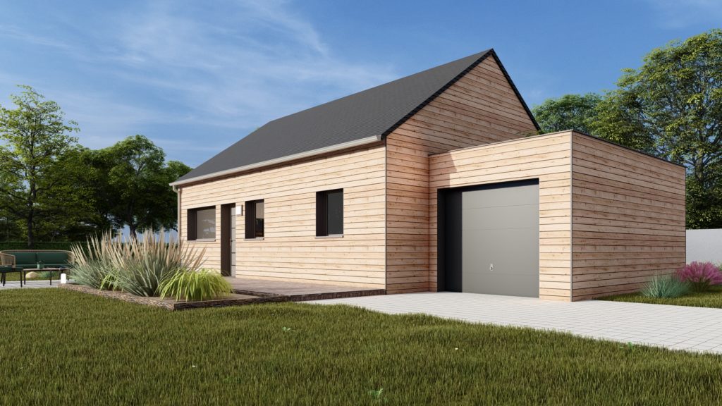 Maison+Terrain de 3 pièces avec 2 chambres à Brece 35530 – 235800 € - DIME-26-06-16-46