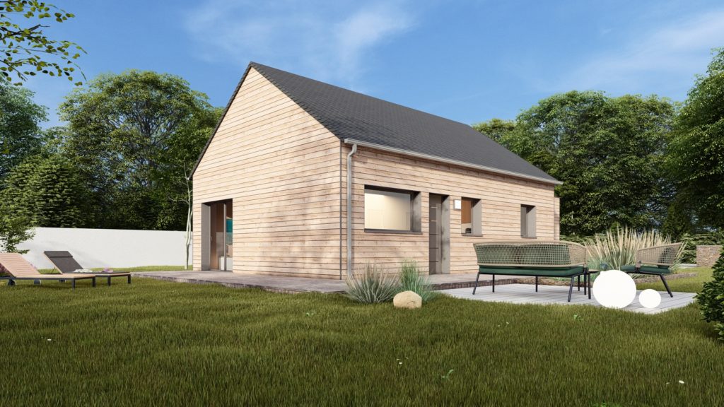 Maison+Terrain de 3 pièces avec 2 chambres à Brece 35530 – 235800 € - DIME-26-06-16-46