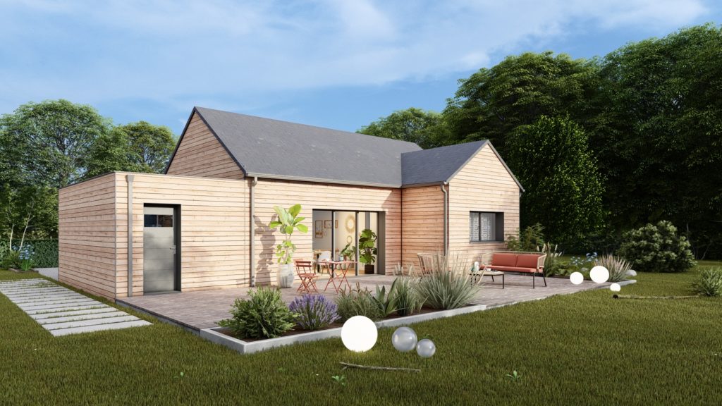Maison+Terrain de 3 pièces avec 2 chambres à La-Bouexiere 35340 – 279700 € - DIME-26-06-17-11