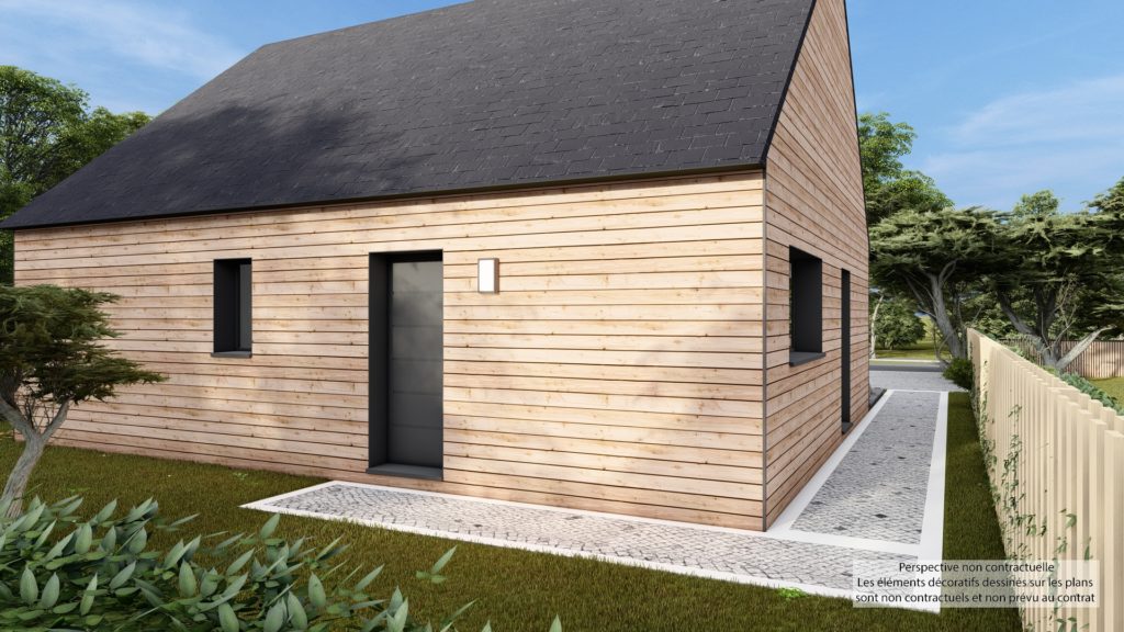 Maison+Terrain de 4 pièces avec 3 chambres à Tinteniac 35190 – 221000 € - DIME-26-06-16-147
