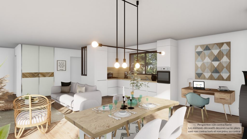 Maison+Terrain de 4 pièces avec 3 chambres à Saint-Aubin-d&rsquo;Aubigne 35250 – 235000 € - DIME-26-06-16-142
