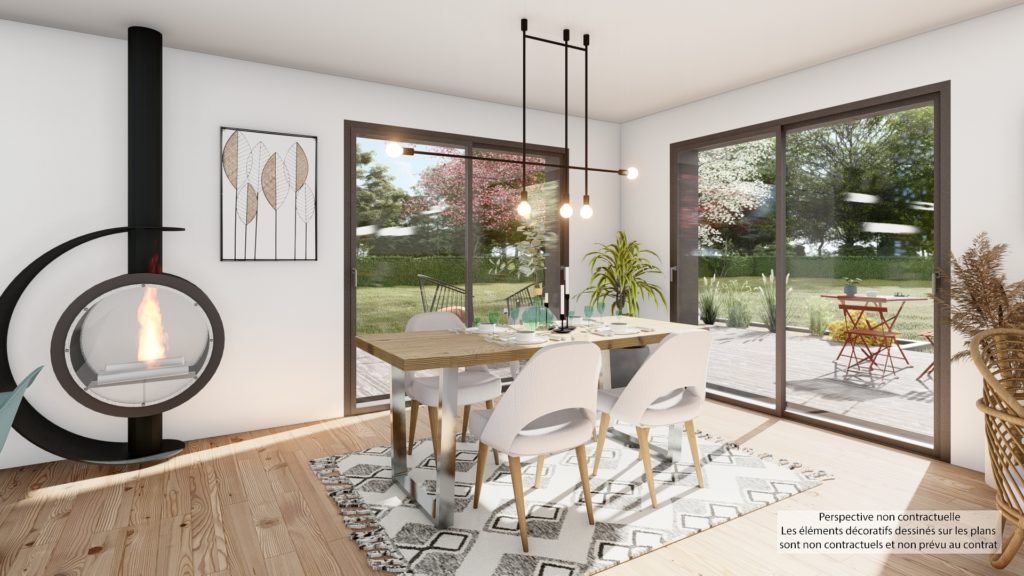 Maison+Terrain de 4 pièces avec 3 chambres à Saint-Aubin-d&rsquo;Aubigne 35250 – 235000 € - DIME-26-06-16-142