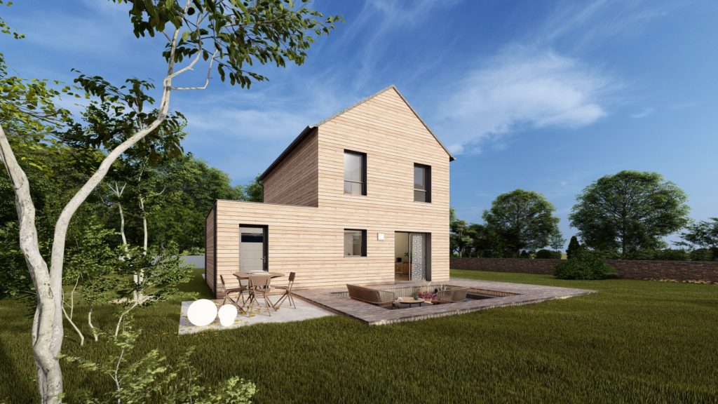 Maison+Terrain de 4 pièces avec 3 chambres à Melesse 35520 – 348500 € - DIME-26-06-17-18