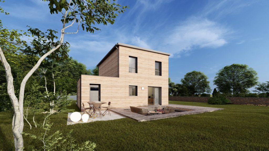 Maison+Terrain de 4 pièces avec 3 chambres à Tinteniac 35190 – 233000 € - DIME-26-06-17-27