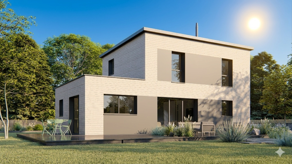 Maison+Terrain de 5 pièces avec 4 chambres à Saint-Aubin-d&rsquo;Aubigne 35250 – 282498 € - DIME-26-06-16-140