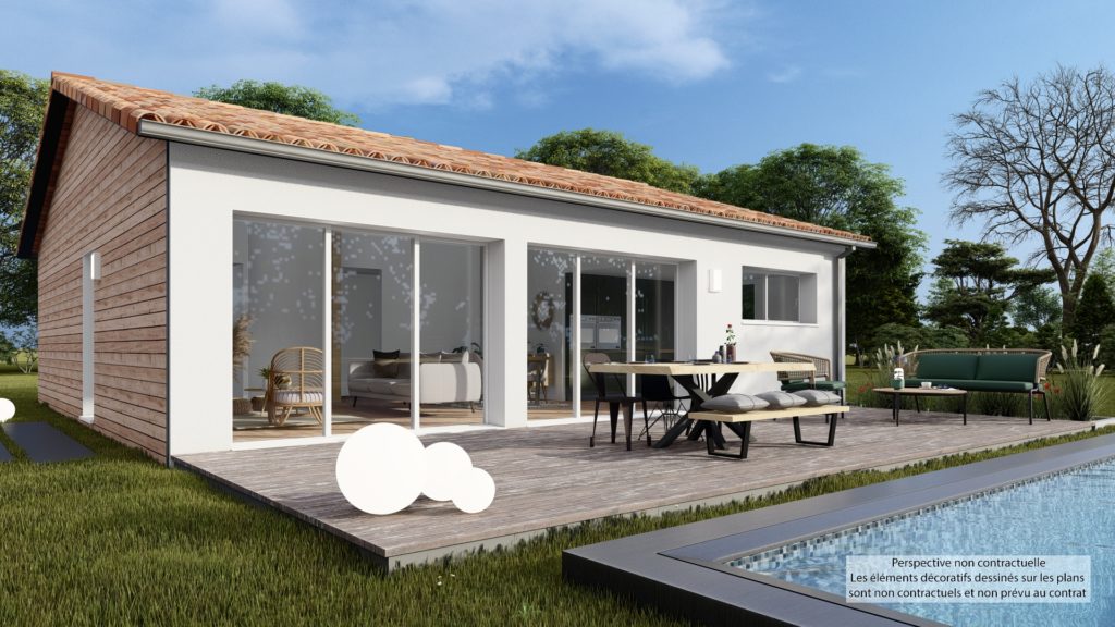 Maison+Terrain de 3 pièces avec 2 chambres à Lisle-sur-Tarn 81310 – 250000 € - SAET-26-06-22-25