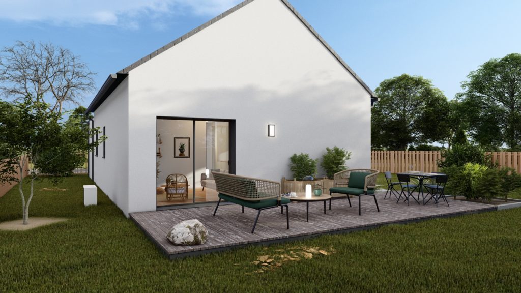 Maison+Terrain de 3 pièces avec 2 chambres à Dol-de-Bretagne 35120 – 237000 € - DIME-26-06-16-90
