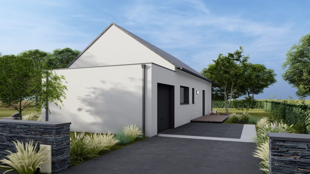 Maison+Terrain de 4 pièces avec 3 chambres à Romille 35850 – 231500 € - DIME-26-06-16-130