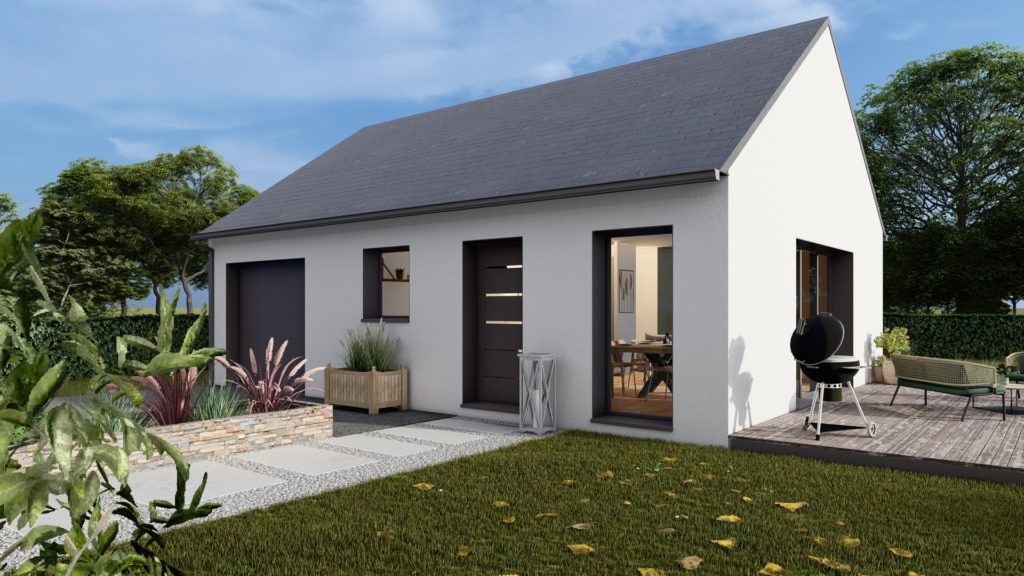 Maison+Terrain de 4 pièces avec 3 chambres à Romille 35850 – 270000 € - DIME-26-06-17-20