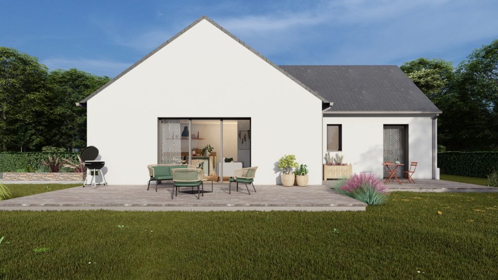 Maison+Terrain de 4 pièces avec 3 chambres à Romille 35850 – 270000 € - DIME-26-06-17-20