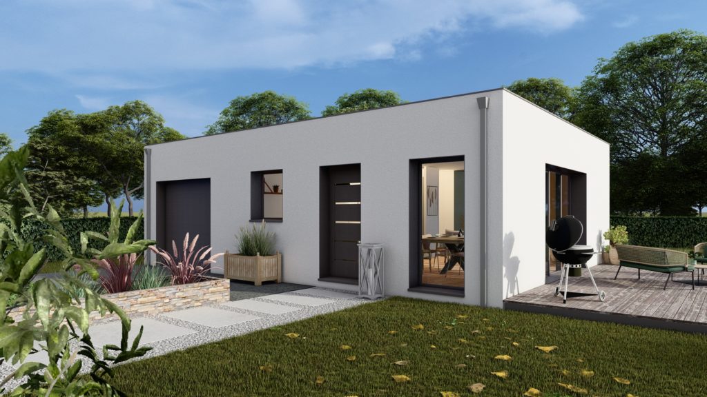Maison+Terrain de 4 pièces avec 3 chambres à Saint-Aubin-d&rsquo;Aubigne 35250 – 265298 € - DIME-26-06-16-139