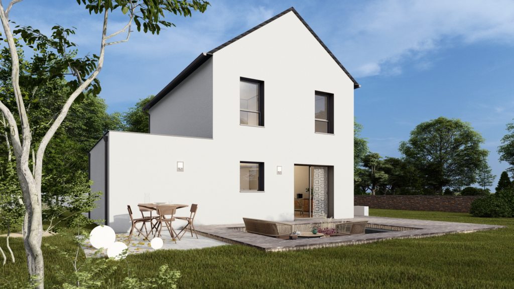 Maison+Terrain de 4 pièces avec 3 chambres à Argentre-du-Plessis 35370 – 248500 € - DIME-26-06-16-32