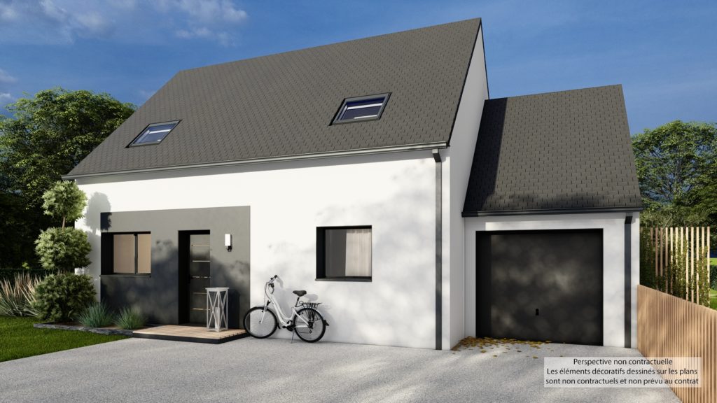 Maison+Terrain de 5 pièces avec 4 chambres à Betton 35830 – 358368 € - DIME-26-06-16-54