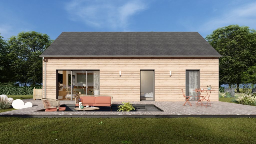 Maison+Terrain de 5 pièces avec 3 chambres à Camors 56330 – 219400 € - STJE-26-07-01-49
